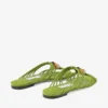 Lova Mule Flat Clover Mix suède ballerina’s met kralen Lova Mule Flat Clover Mix suède ballerina’s met kralen