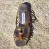 Lova Mule Flat Tan Mix suède ballerina’s met kralen Lova Mule Flat Tan Mix suède ballerina’s met kralen