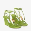 Lova Wedge 85 Clover Mix suède sleehakken met kralen Lova Wedge 85 Clover Mix suède sleehakken met kralen
