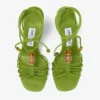 Lova Wedge 85 Clover Mix suède sleehakken met kralen Lova Wedge 85 Clover Mix suède sleehakken met kralen