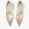Love 65 witte mesh pumps met DéGradé-kristallen Love 65 witte mesh pumps met DéGradé-kristallen