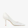 Love 85 Ivoor Candyfloss Glitter Pumps