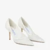 Love 85 Ivoor Candyfloss Glitter Pumps