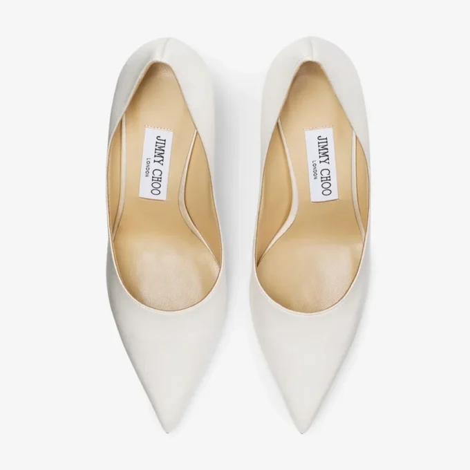 Love 85 ivoorkleurige satijnen pumps Love 85 ivoorkleurige satijnen pumps