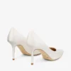 Love 85 ivoorkleurige satijnen pumps Love 85 ivoorkleurige satijnen pumps