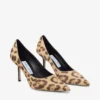Love 85 Pumps van ponyleer met natuurlijke luipaardprint