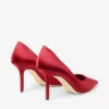 Love 85 Ruby Red satijnen pumps