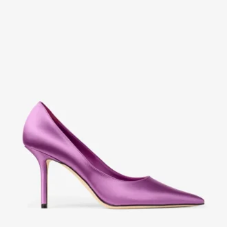 Love 85 Violet Orchid satijnen pumps