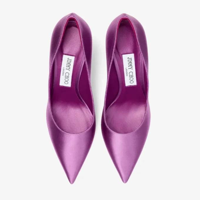 Love 85 Violet Orchid satijnen pumps