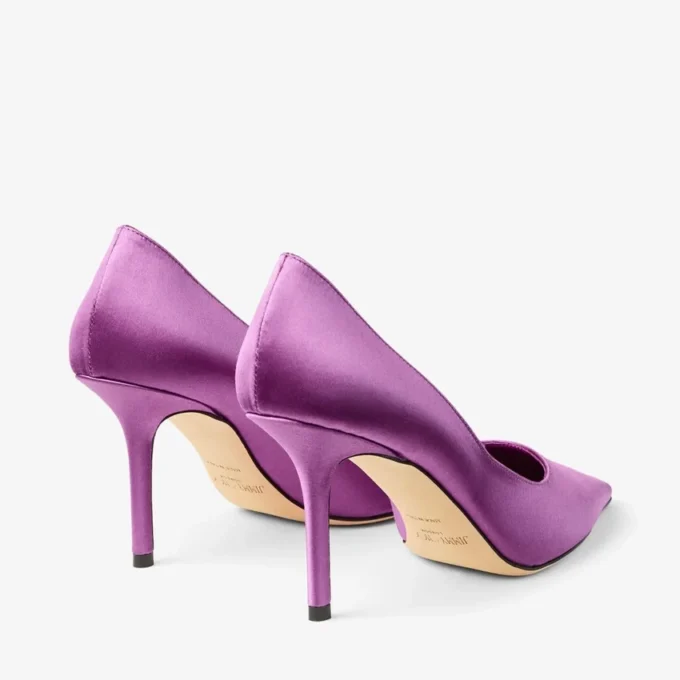 Love 85 Violet Orchid satijnen pumps