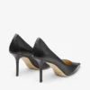 Love 85 zwarte kalfsleren pumps met Jc-embleem