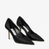 Love 85 zwarte satijnen pumps