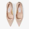 Love Mesh 85 Macaron satijnen pumps met gerimpelde tule
