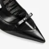 Love Mesh 85 Zwarte Spazzolato en gerimpelde mesh pumps Love Mesh 85 Zwarte Spazzolato en gerimpelde mesh pumps