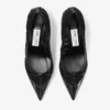 Love Mesh 85 Zwarte Spazzolato en gerimpelde mesh pumps Love Mesh 85 Zwarte Spazzolato en gerimpelde mesh pumps