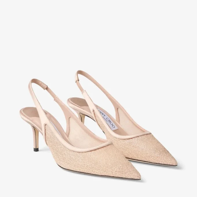 Love Sling Back 65 Macaron Candyfloss Glitter Slingbacks