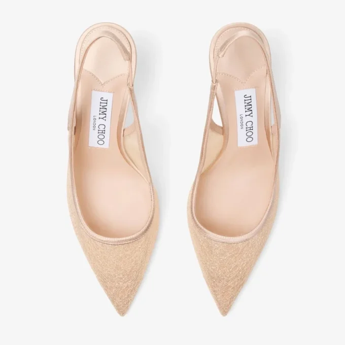Love Sling Back 65 Macaron Candyfloss Glitter Slingbacks
