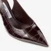 Love Sling Back 85 Sambuco Glanzend leer met krokodillenreliëf