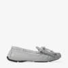 Manon F Dove suède denim loafers