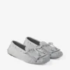 Manon F Dove suède denim loafers