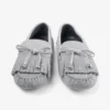 Manon F Dove suède denim loafers