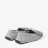 Manon F Dove suède denim loafers