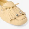 Manon F Loafers van leer met Elaphe-print