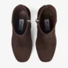 Marene enkellaarsjes 120 Chocoladebruine suède pumps
