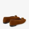 Margot Flat Tan suède ballerina’s