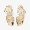 Metz 100 gouden sandalen van vloeibaar metaal Metz 100 gouden sandalen van vloeibaar metaal