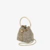 Micro Bon Bon Champagne Crystal Mesh Mini-tas