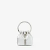 Micro Bon Bon zilver metallic nappa mini-tas