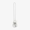Micro Bon Bon zilver metallic nappa mini-tas