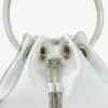 Micro Bon Bon zilver metallic nappa mini-tas