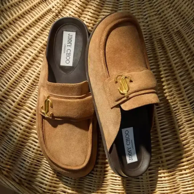 Milo Mule Tan Velvet Suede Backless Mule Milo Mule Tan Velvet Suede Backless Mule