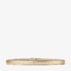 Mini Helina gouden metallic nappaleren mini-riem