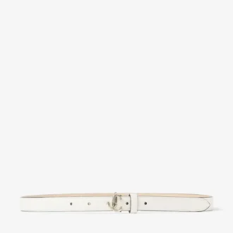 Mini Helina Latte gladleren mini-riem Mini Helina Latte gladleren mini-riem
