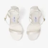 Moza Platform 120 Ivoor Satijnen Sandalen Moza Platform 120 Ivoor Satijnen Sandalen