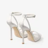 Moza Platform 120 Ivoor Satijnen Sandalen Moza Platform 120 Ivoor Satijnen Sandalen