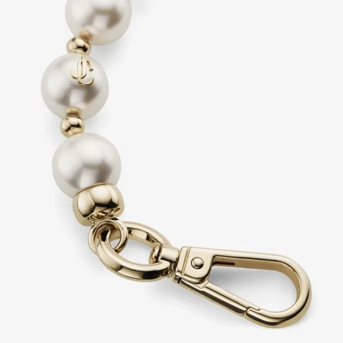 Multipearl-riemhanger Latte Jc-parelhanger met kralen