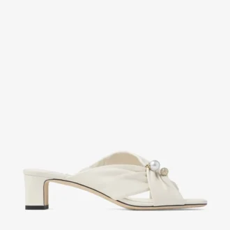 Rafi 45 Latte sandalen van zacht handschoenleer