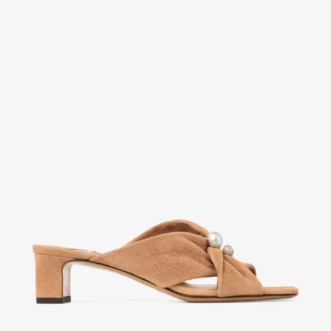 Rafi 45 Toffee suède sandalen Rafi 45 Toffee suède sandalen