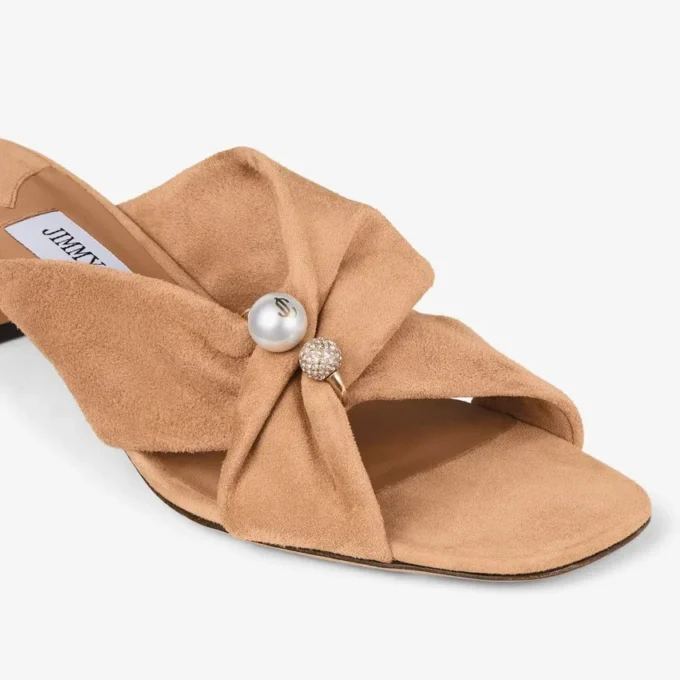 Rafi 45 Toffee suède sandalen Rafi 45 Toffee suède sandalen
