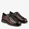 Reeves veterschoenen van chocoladebruin scotch grain leer Reeves veterschoenen van chocoladebruin scotch grain leer