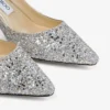 Romy 60 Champagne grove glitterstof puntige pumps Romy 60 Champagne grove glitterstof puntige pumps