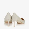Romy 60 platina Ice Dusty glitter pumps met spitse neus Romy 60 platina Ice Dusty glitter pumps met spitse neus