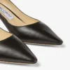 Romy 60 zwarte pumps van geitenleer met spitse neus Romy 60 zwarte pumps van geitenleer met spitse neus