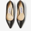 Romy 60 zwarte pumps van geitenleer met spitse neus Romy 60 zwarte pumps van geitenleer met spitse neus