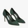 Romy 85 Britsgroene pumps van suède in dezelfde kleur Romy 85 Britsgroene pumps van suède in dezelfde kleur