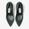 Romy 85 Britsgroene pumps van suède in dezelfde kleur Romy 85 Britsgroene pumps van suède in dezelfde kleur